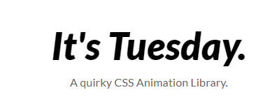 It's Tuesday CSS