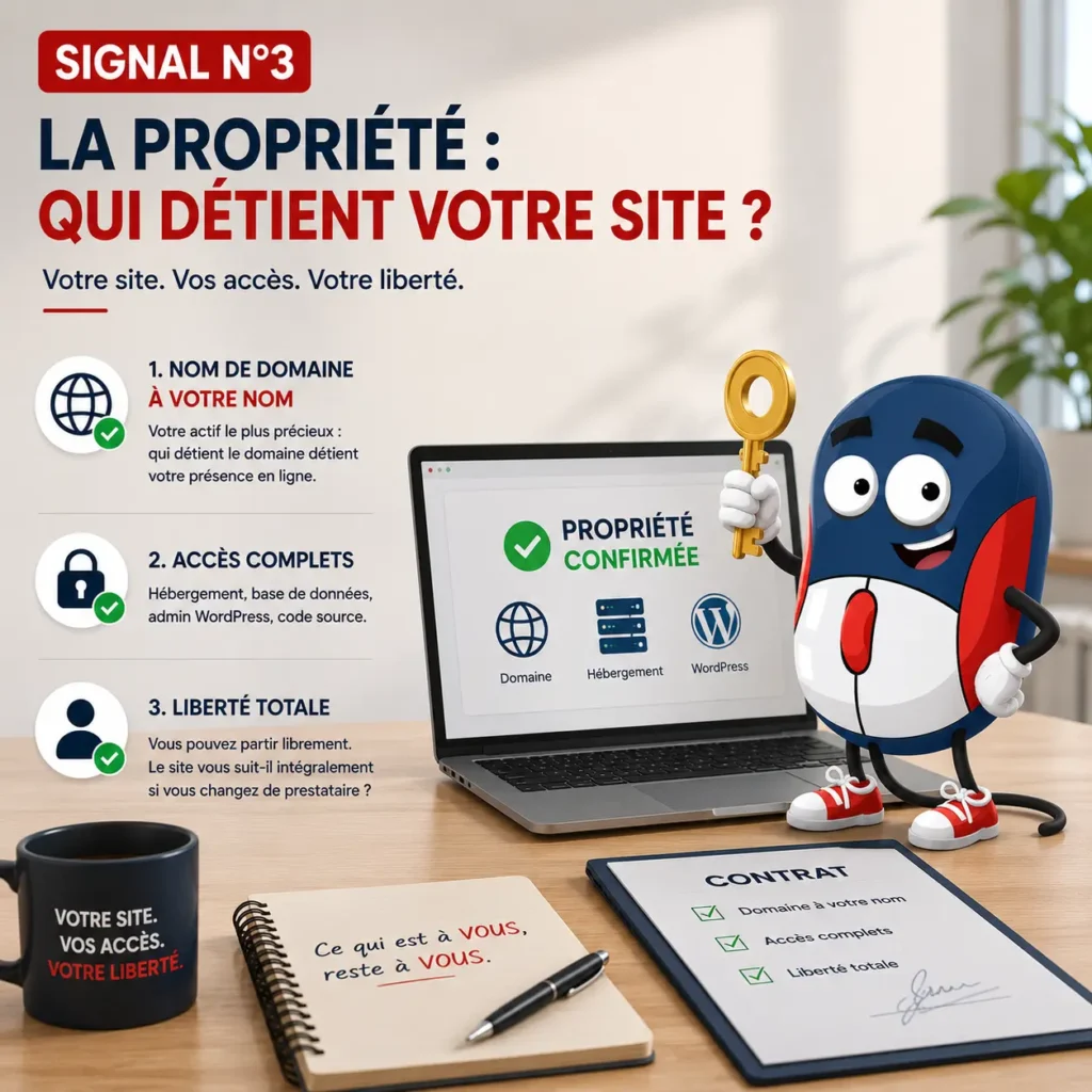 La propriété : qui détient VOTRE site